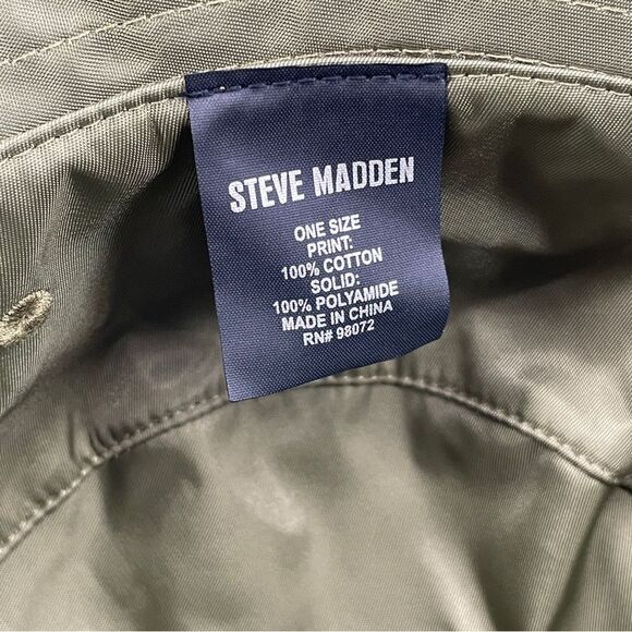 ~Steve Madden Floral Daisy Print Women's Bucket Hat Reversible NWT - Picture 2 of 7